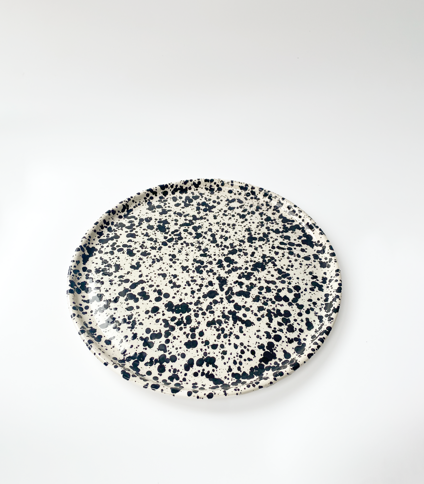 microwave safe ceramic serving plate galaxy mottled