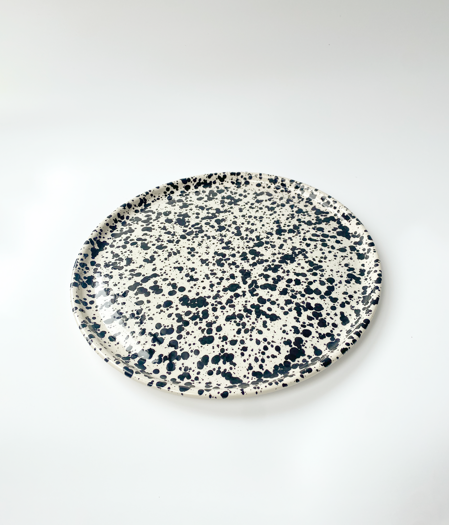 microwave safe ceramic serving plate galaxy mottled