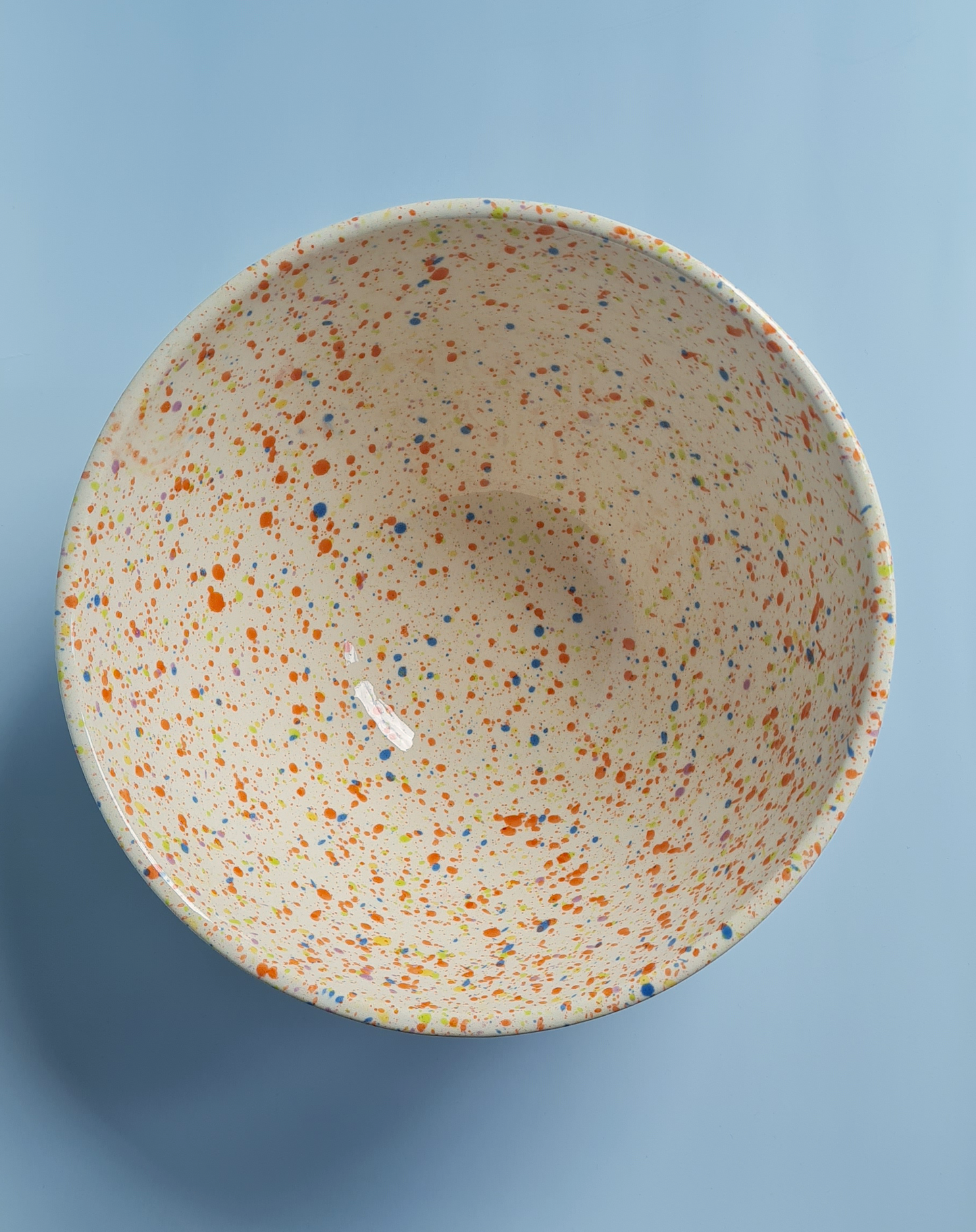 Spanish artisan salad bowl bright colours