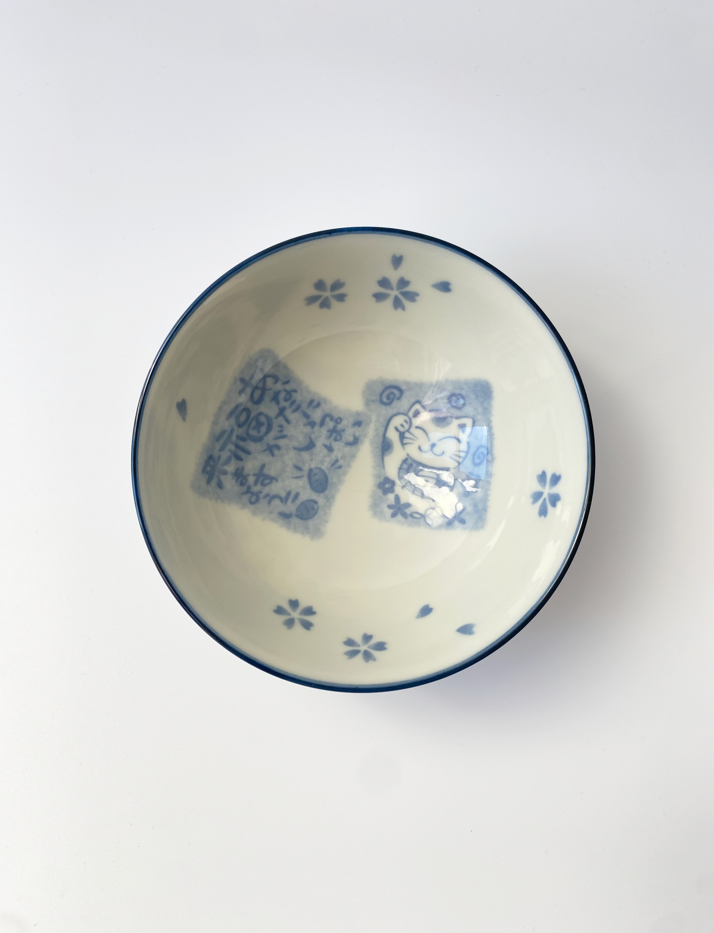 Maneki-Neko Cat Rice Bowl