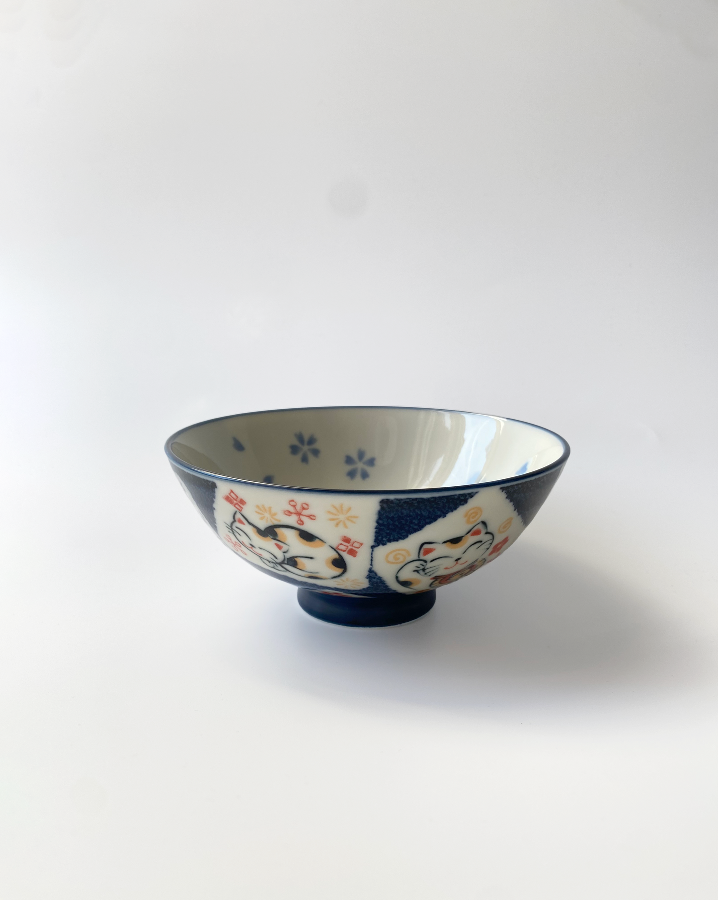 Maneki-Neko Cat Rice Bowl