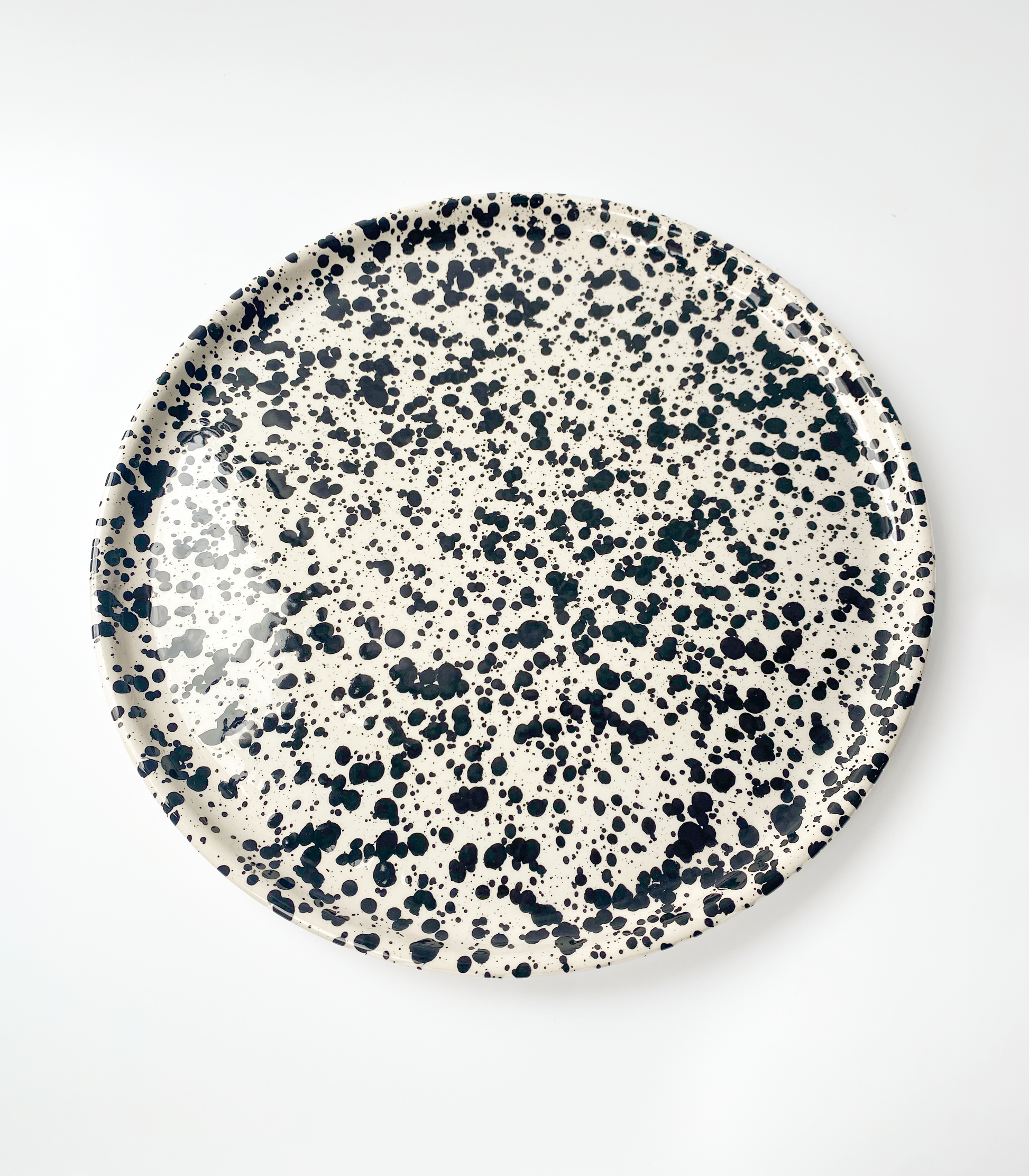 microwave safe ceramic serving plate galaxy mottled