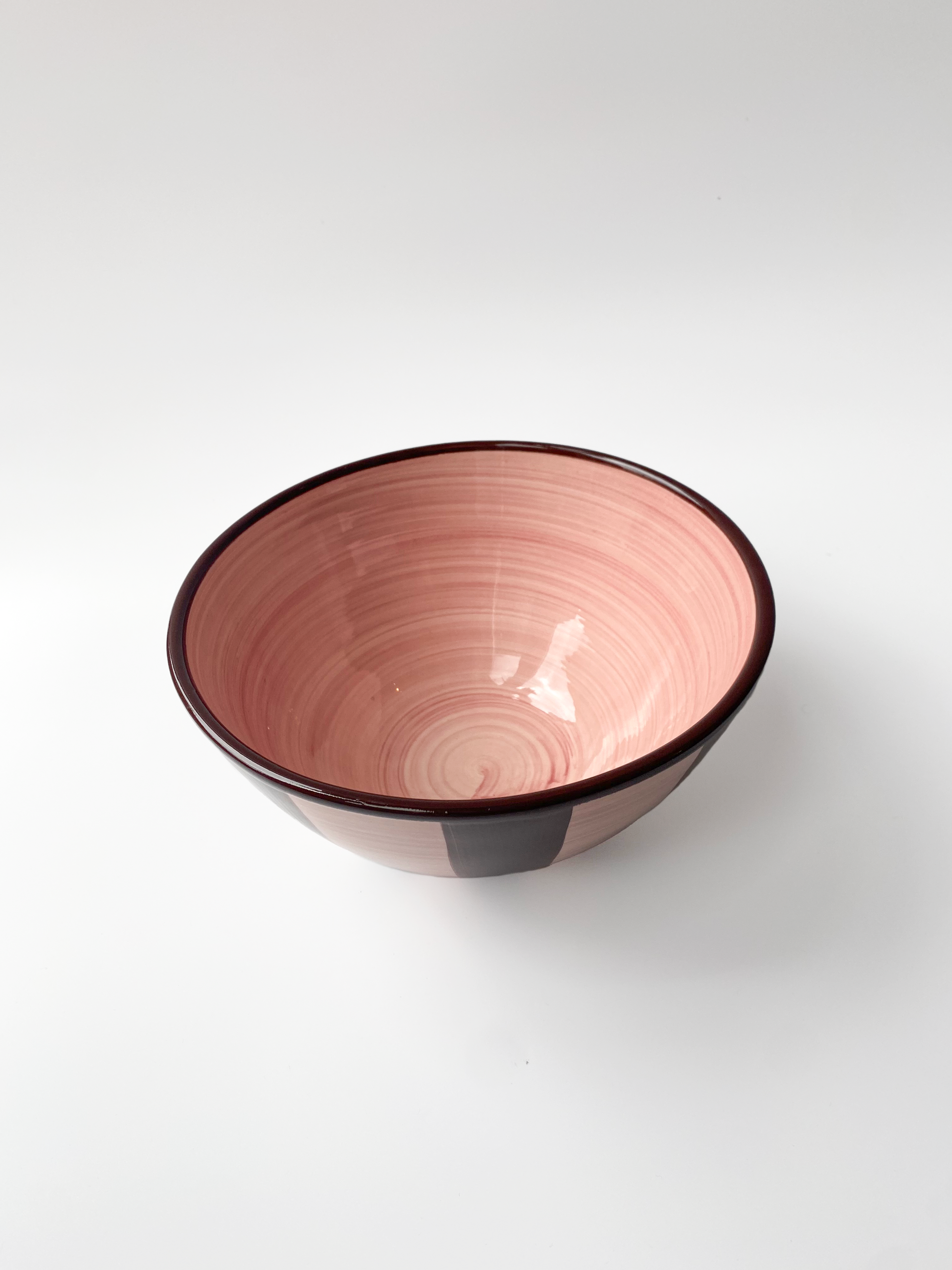 two-tone ceramic bowl for everyday use 